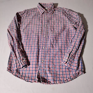 Crewcuts boys long sleeve shirt size 12 red white blue Check color Linen Blend - Picture 1 of 12