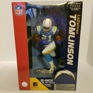 Cargadores de polvo McFarlane NFL Sportspick 12 pulgadas LaDanian Tomlinson SD azul nuevo en caja - Imagen 1 de 12
