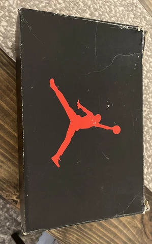 AIR JORDAN 5 1990 BOX ONLY WHITE/BLACK-FIRE RED 4383 MADE IN TAIWAN Cover