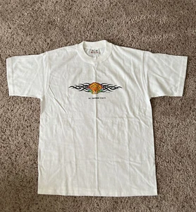 Vintage St. Thomas Virgin Islands L White Short Sleeve Coco Walk 100% Cotton - Picture 1 of 6