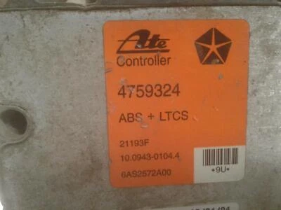 Used ABS Control Module fits: 1994 Chrysler Lhs ABS on ABS assembly w/traction c - Imagem 1 de 4