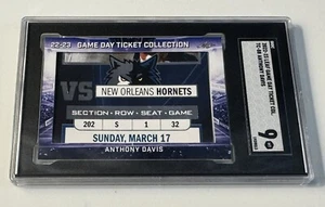 Anthony Davis 2022-23 LEAF GAME DAY TICKET #COLTC-88 NBA Lakers/Pelicans - SGC 9 - Picture 1 of 2