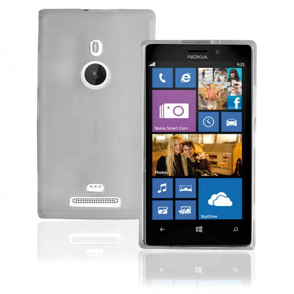 Custodia per Nokia Lumia 925 Cover in PET e TPU Trasparente Phonix NL925TTS - Immagine 1 di 1