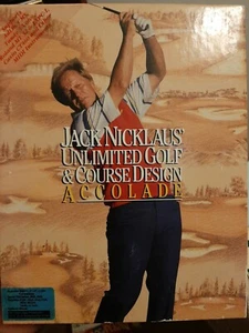 Jack Nicklaus Unlimited Golf & Course Design Accolade PC 1990 5.25 Floppy disk - Picture 1 of 11