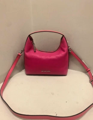 Michael Kors Ember Pink Small Lady Leather Messenger Shoulder Handbag Purse Bag - Image 1 of 4