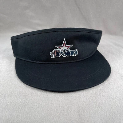 All Stars Visor Adult Adjustable Black Strapback Cap Sun Hat Golf Outdoors Sport - Image 1 of 4