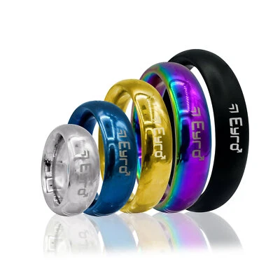 LeLuv Stainless Steel Donut Cock Ring - 22mm-64mm Inner Diameter Options - Image 1 of 4