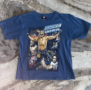 2009 WWE T-Shirt Kids 10/12 - Picture 1 of 4