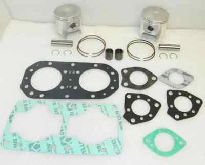 WSM Top End Piston Rebuild Kit 1mm Over 77mm Kawasaki Jet Ski 650 SX 87-93 - Image 1 of 4