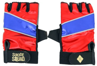 Replica Suicide Squad Harley Quinn Halloween Costume Cosplay Accessory Glove Set - Image 1 of 2