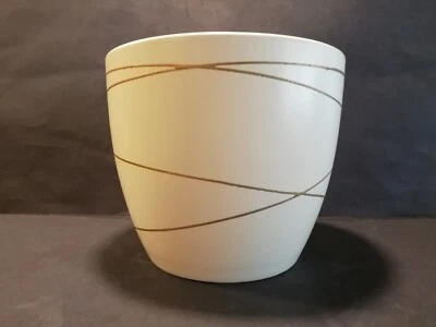 Scheurich Übertopf Serie 920 Ø 15,5 cm creme Golddekor Keramiktopf - Bild 1 von 4