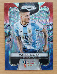 RED BLUE 💥 ICARDI ARGENTINA PANINI PRIZM WORLD CUP RUSIA 2018 ROYAL CROWN MINT