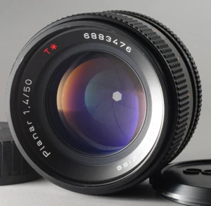 Near Mint Contax Carl Zeiss Planar 50mm F/1.4 T MMJ Lens From Japan #3638 - Picture 1 of 13