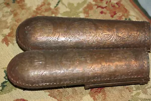 Antiquity Medieval Museum Islamic Ottoman Perse Arab Hand Arm Guard Battle Armor - Foto 1 di 12