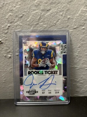 2021 Panini Contenders Optic Jacob Harris Rookie Auto Cracked Ice Autographed - Image 1 of 3