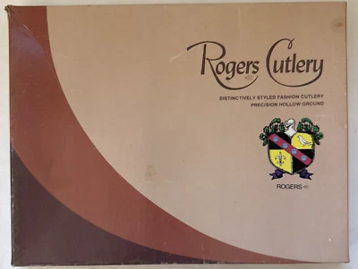 Juego de 6 cuchillos vintage ROGERS CUTLERY mango de madera 9" con hoja de 4,5" usado en excelente estado Foto 1 de 4