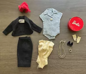 Vintage Barbie #916 Commuter Set T.M. Hat Box Shoes Jewelry Complete set - Picture 1 of 2