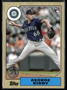 George Kirby 2022 Topps Update #87TBU-36 1987 Topps Baseball Seattle Mariners - Bild 1 von 2