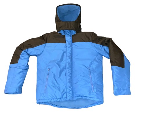 VETEMENTS Cappotto invernale Northpoint Authentic Apparel tinta unita blu nero taglia small resistente