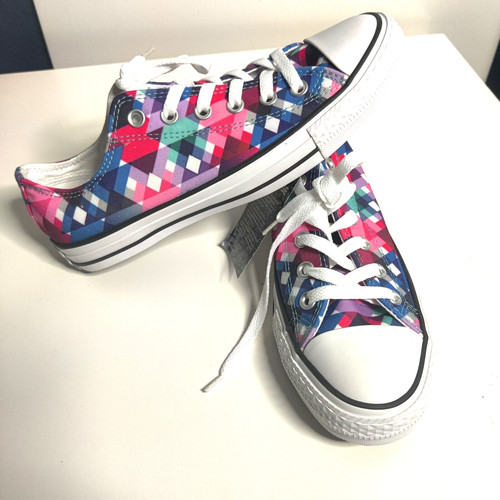NUOVE scarpe unisex Converse All Star blu rosa taglia 7 (uomo) 9 (donna)