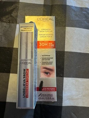 L'Oreal Paris Unbelieva-Brow Longwear Brow Topcoat Waterproof Transparent,0.15Oz - Image 1 of 4