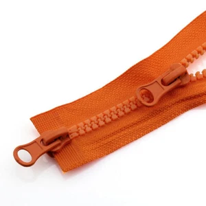 5# 100/150cm Long Zip Double Slider Resin Zipper Open End DIY Sewing Jacket Coat - Picture 1 of 35