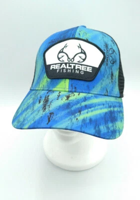 RealTree钓鱼帽蓝色平沿帽 — 第 1/4 张图片