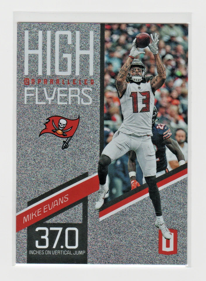 MIKE EVANS 2019 Unparalleled HIGH FLYERS #4 HF-ME Tampa Bay Buccaneers - Image 1 of 1