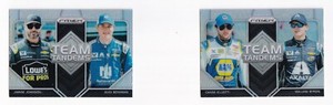 2018 Panini PRIZM TEAM TANDEMS PRIZM PARALLEL #TT-2 Chase Elliott/William Byron