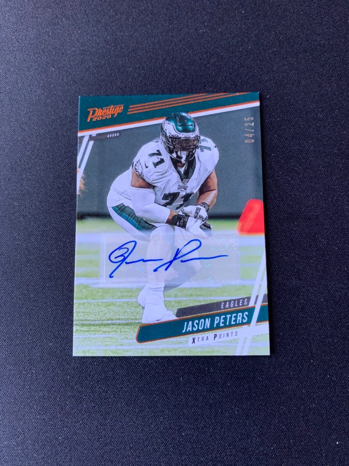 Jason Peters 2020 Panini Prestige Xtra Points #/25 Auto Eagles Foto 1 de 1
