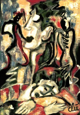 JACQUELINE DITT - Der Traum Druck A4 DRUCK n.Gemälde Bilder Dream - Bild 1 von 3