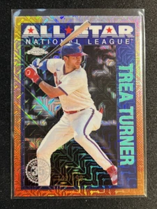 2025 Topps Series 2 #90ASC-9 Trea Turner Silver Pack Chrome Teal Mojo 142/199 - Foto 1 di 3