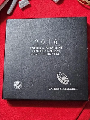 2016 U.S. Mint Limited Edition SILVER Proof Set 8 piece set  Ultra Cameos #T6441 - Image 1 of 4