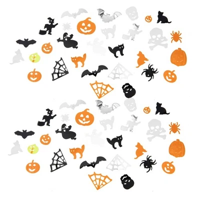  2 Bags Holiday Sequins for Crafts Halloween Party Table Decorations - Image 1 of 4