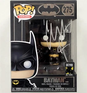Christian Bale signed Batman 80 Years Funko Pop! 275 Dark Knight autograph ~ BAS - Picture 1 of 6