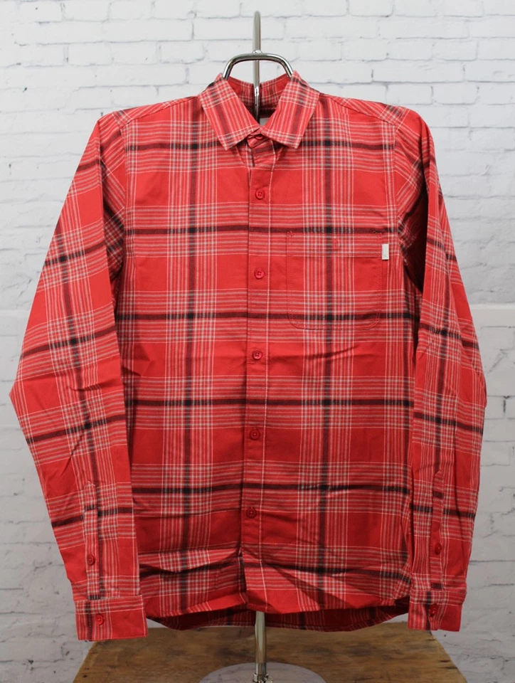 Camisa Burton Splinter Manga Larga Franela Mujer Mediana Cordel Cardinal Cuadros Nueva Foto 1 de 1