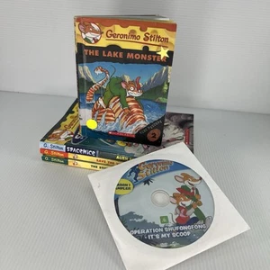 Geronimo Stilton Paperback Bundle Assorted Stories Includes DVD Season 1 Sampler - Picture 1 of 21