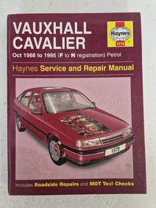 Vauxhall Cavalier MK3 Haynes Manual 1988 to 1995 Petrol SRi GSi XE Red Top 16v - Picture 1 of 21