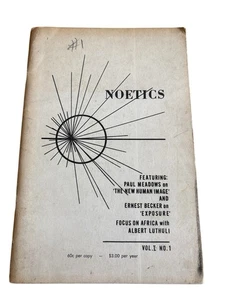 Esoteric Noetics Vol 1/1 New Age Magazine 1964 Ernest Becker Etc Wild Theories - Picture 1 of 4