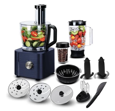 11 in 1 Food Processor Chopper 3.2L+1.5L Mixer Electric Blender Juicer Maker O21 - Image 1 of 4