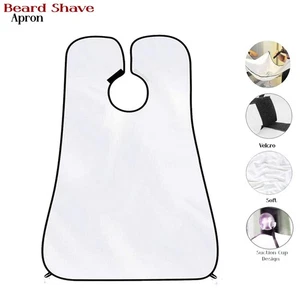 Delantal de babero para recortar y afeitar barba para hombre - Capa atrapa el cabello reutilizable - Imagen 1 de 7