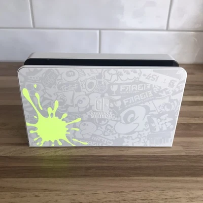Genuine Nintendo Switch Oled Splatoon 3 Dock~ Limited Edition~ Dock Only - image 1 of 4