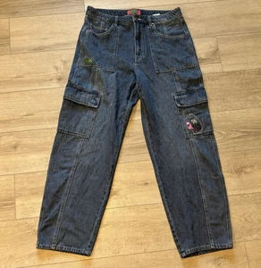 Empyre Tori Porkchop baggy cargo streetwear skater jeans womens 14 CLEAN! - Picture 1 of 7
