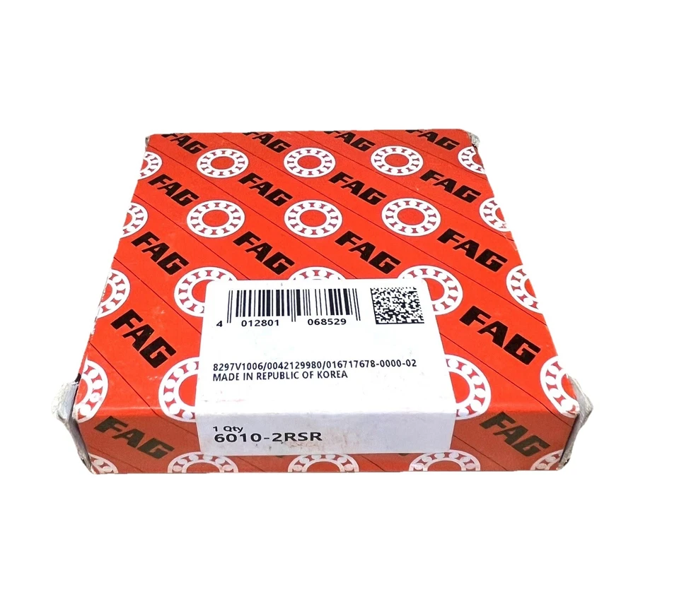 1x FAG 6010-2RSR Rillenkugellager 50x80x16 mm 6010 2RSH 2RSR Kugellager