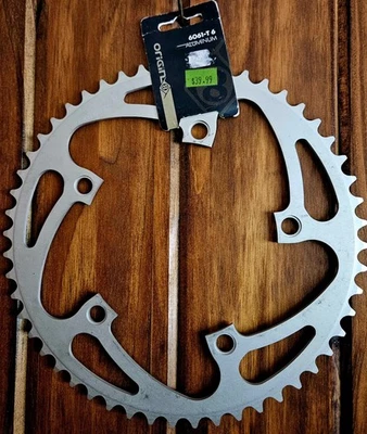 Origin8 130mm  52T 5 Bolt Aluminum Chainring Silver - Image 1 of 3