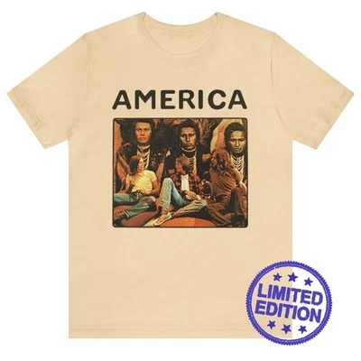 America band poster rock T-shirt short sleeve All sizes S to 5XL MH6546 - Image 1 of 3