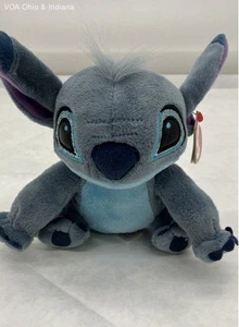 TY Sparkle Beanie Baby 2023 Disney Lilo & Stitch "Stitch" Plush Toy With Tags - Picture 1 of 5