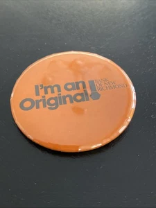 Im An Original Bank Of New Richmond Orange Werbe Pin - Bild 1 von 3