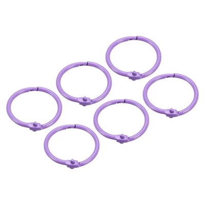 Loose Leaf Binder Rings (30mm/1.2 Inch) 36Pcs, Steel Key Ring Binder Clips Foto 1 de 4