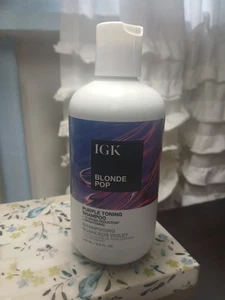 IGK Blonde Pop Purple Toning Shampoo 8 fl. oz. New Sealed No Brass - Picture 1 of 1